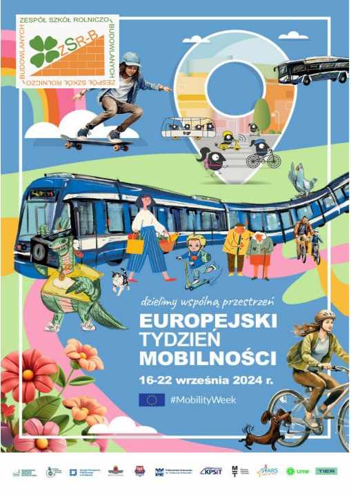 Plakat Europejski tydzień mobilności