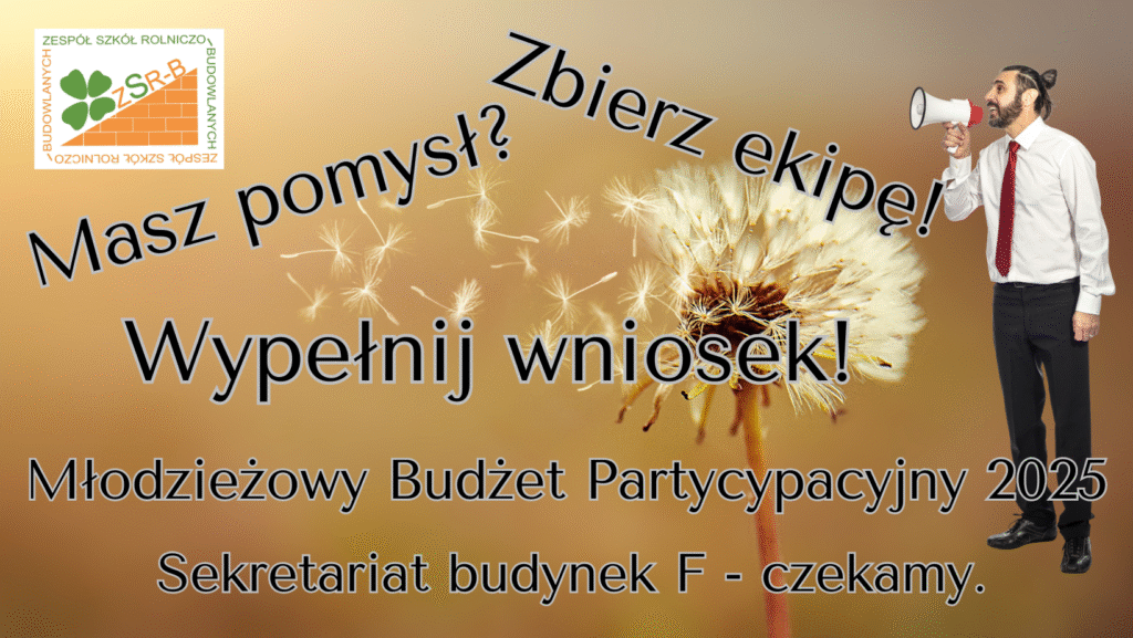 Młodzieżowy Budżet Partycypacyjny 2025 – Rozkład Jazdy