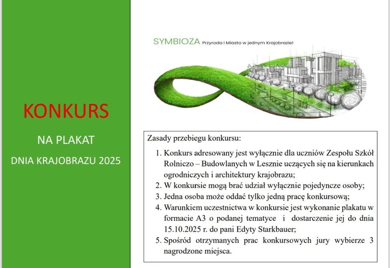 KONKURS NA PLAKAT DNIA KRAJOBRAZU 2025