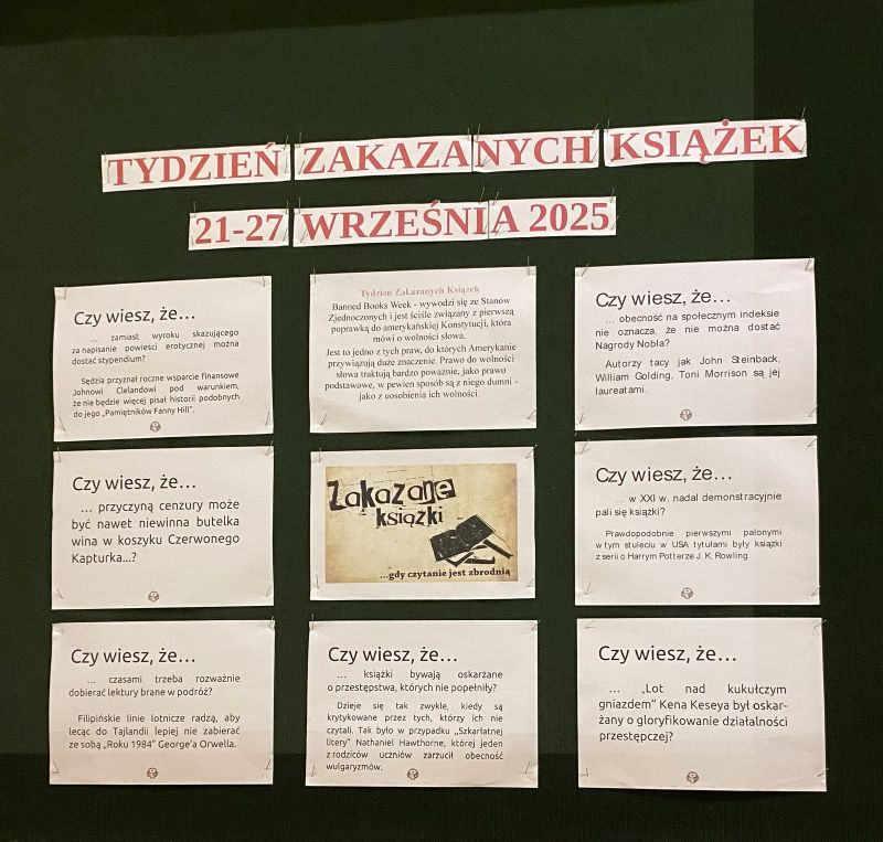 Wystawa Tydzień Zakazanych Książek
