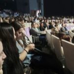 Wykłady na temat sztucznej inteligencji w auli ANS w Lesznie. 