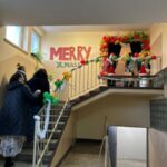 konkurs organizowany przez Samorząd Uczniowski na najpiękniej udekorowaną świątecznie salę