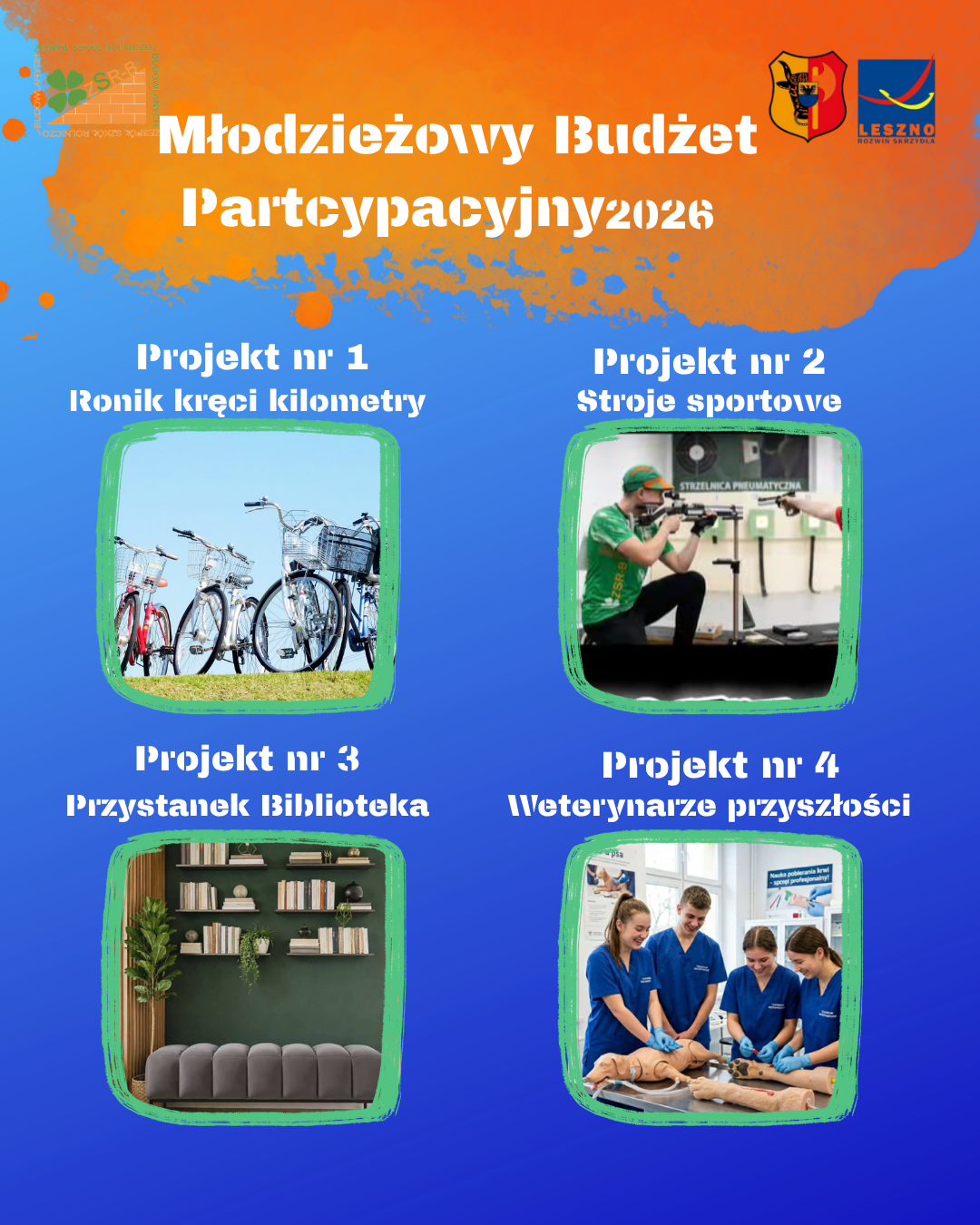 Młodzieżowy Budżet Partycypacyjny 2026 – zbliża się czas głosowania - plakat