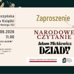 NCZD2 Plakat zapraszający na Narodowe czytanie 2026